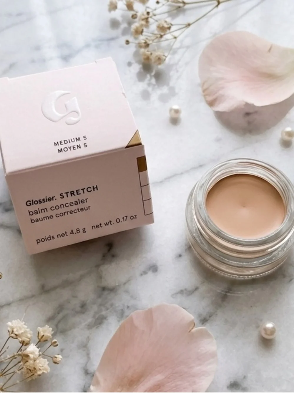 Glossier Stretch Balm Concealer - Medium 5 Peach Beige